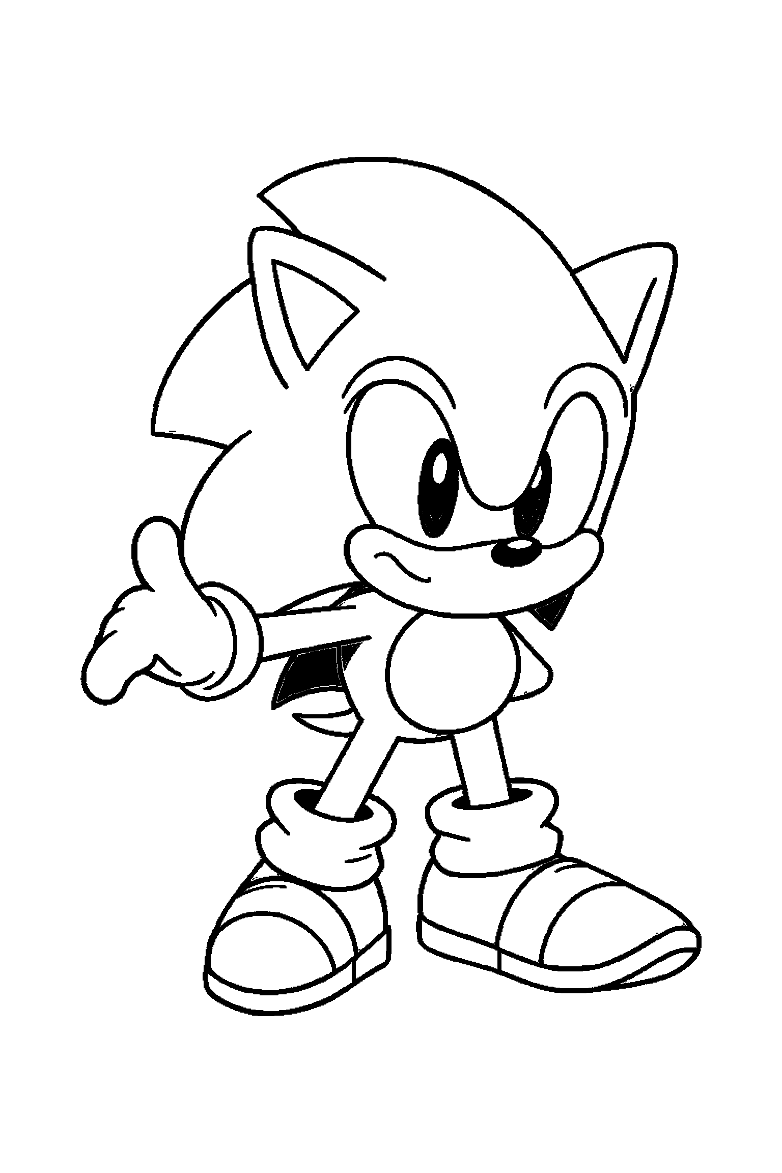 Coloriage Sonic gratuit à imprimer - Amy dans un cadre décoratif léger Coloriage Sonic gratuit à imprimer : Amy dans un cadre décoratif léger