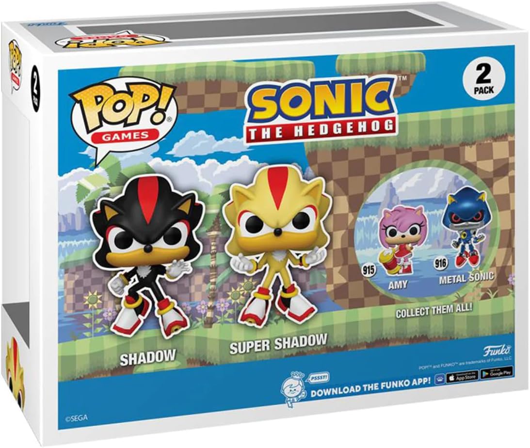 Figurine POP Sonic avec Shadow et Super Shadow – Image 3