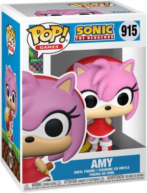 Figurine POP Amy Rose dans l'univers Sonic