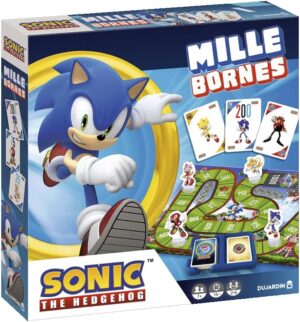 Mille Bornes version Sonic, jeu de société