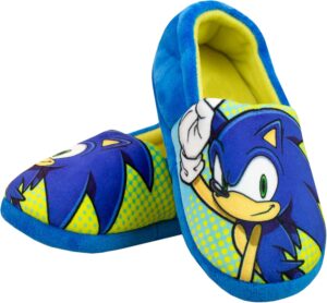 Pantoufle bleue Sonic l’Hérisson