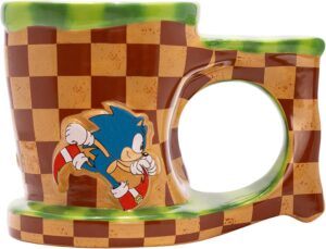 Mug 3D Sonic en relief