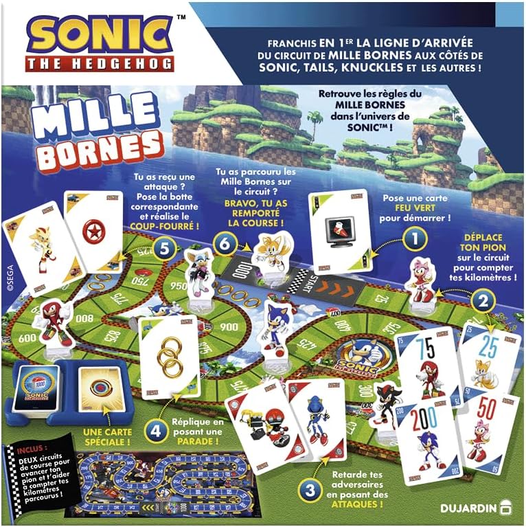 Mille Bornes version Sonic, jeu de société – Image 2