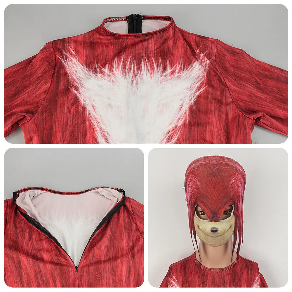 Déguisement Knuckles rouge Sonic – Image 2
