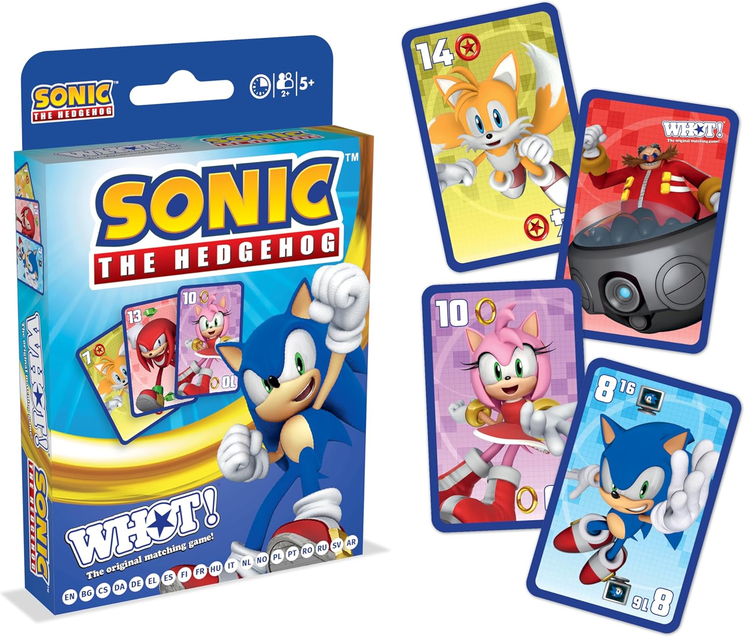 WHOT! Sonic, jeu de cartes de société