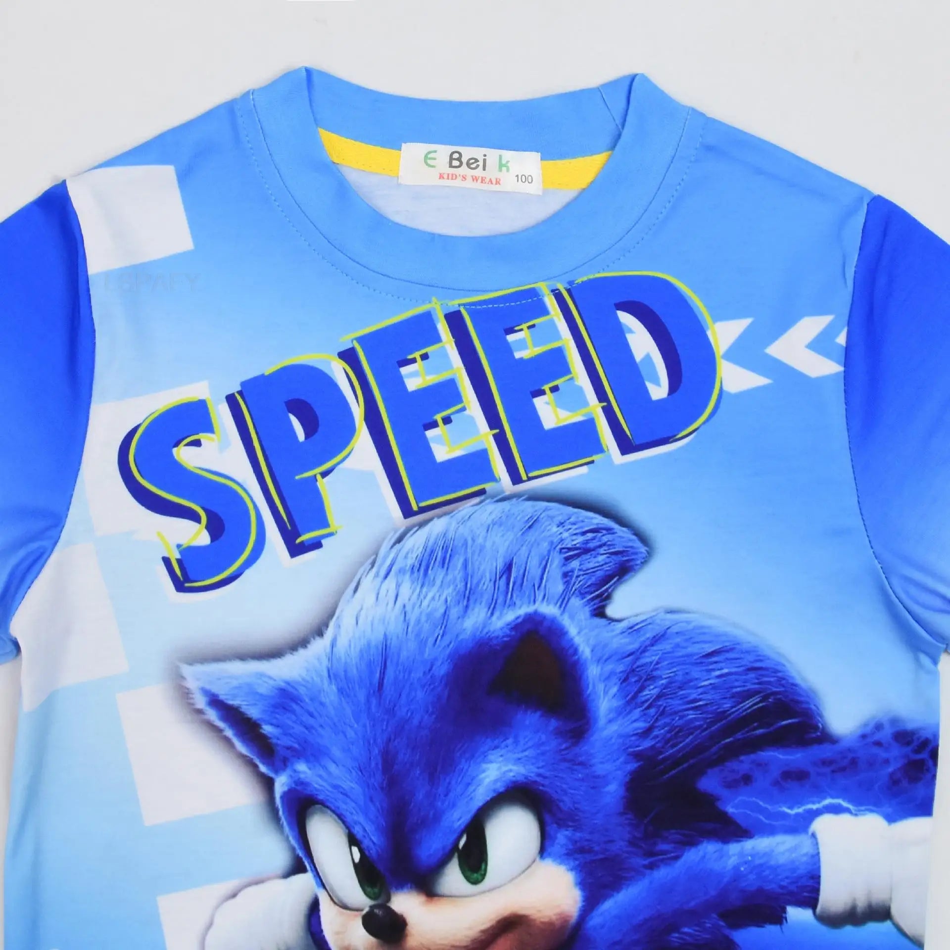 Pyjama Sonic pour garçon, tailles 110 à 150 – Image 3