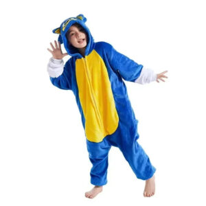 Pyjama enfant Sonic avec choix de tailles 90cm-100cm à 130cm-140cm