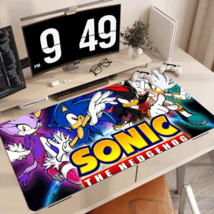 Tapis de souris Sonic avec ses amis, dimensions au choix