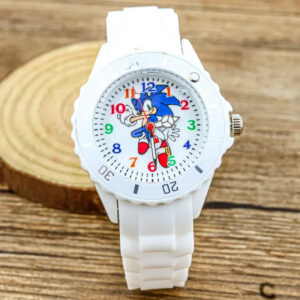 Montre Sonic blanche à quartz