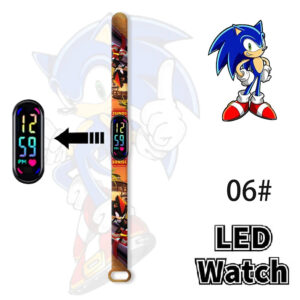 Montre Sonic avec Shadow l'Hérisson Noir