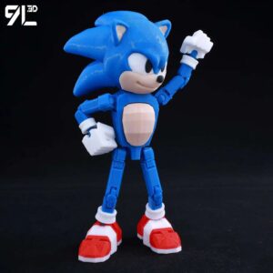Figurine articulée Sonic The Hedgehog à exposer