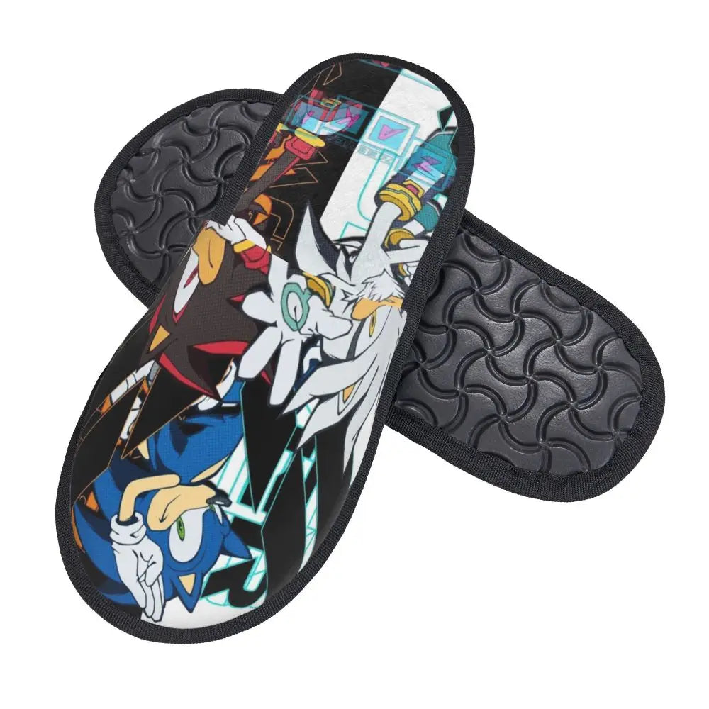 Pantoufles Sonic avec Shadow et Silver – Image 2