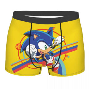 Boxer Sonic dessin animé - du S au XXL