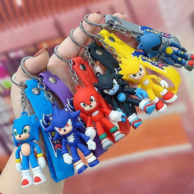 Porte-clés figurine Metal Sonic, univers Sonic – Image 2