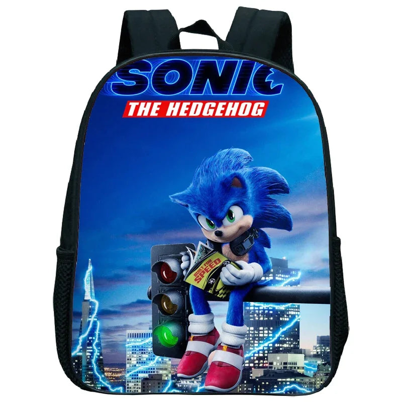 Cartable Sonic avec design Assis en Hauteur