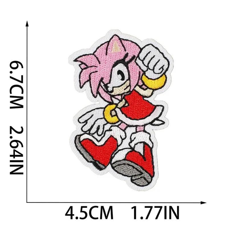 Patch écusson Sonic avec Amy Rose – Image 2