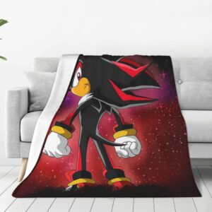 Plaid Sonic Shadow l'Hérisson Noir, dimensions au choix