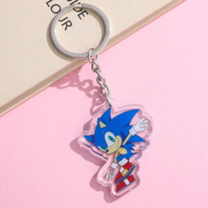 Porte-clé en acrylique Sonic The Hedgehog