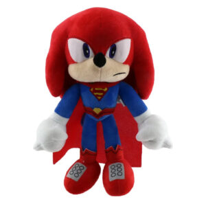 Peluche Knuckles en Superman de l'univers Sonic