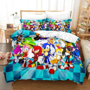 Housse de couette Sonic avec personnages
