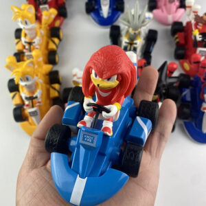 Figurine Knuckles Sonic en karting 12cm