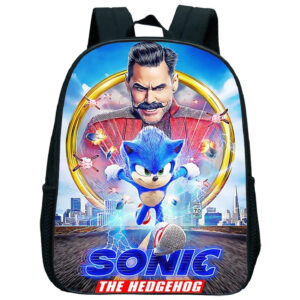 Cartable Sonic face à Dr Eggman