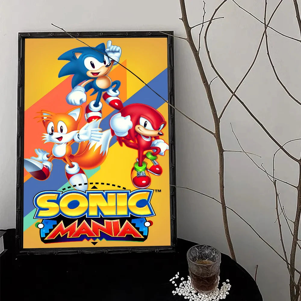 Affiche Sonic, Tails et Knuckles - Trio iconique