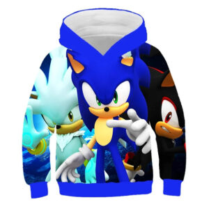 Pull Silver Shadow Sonic pour enfant