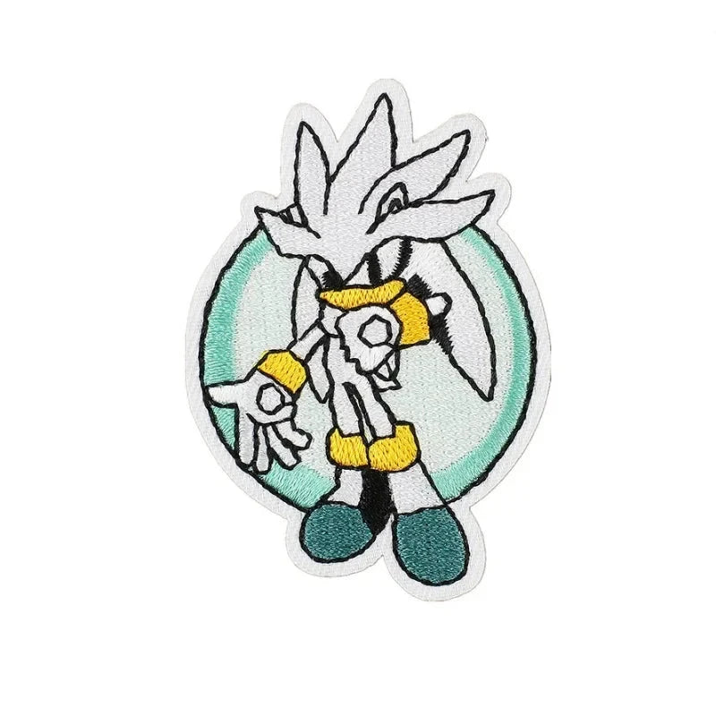 Écusson patch Sonic avec Silver