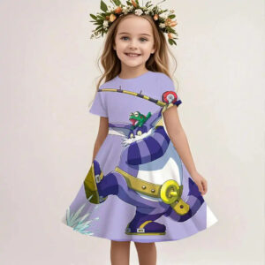 Robe enfant Sonic avec Big The Cat