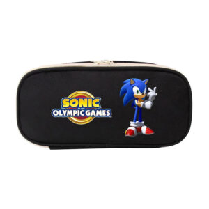 Trousse d'école Sonic en coloris noir