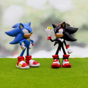 Figurine duo Sonic avec Shadow