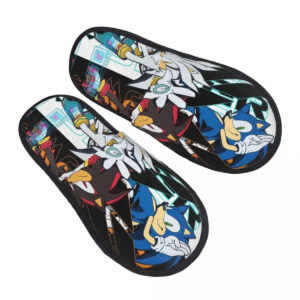 Pantoufles Sonic avec Shadow et Silver