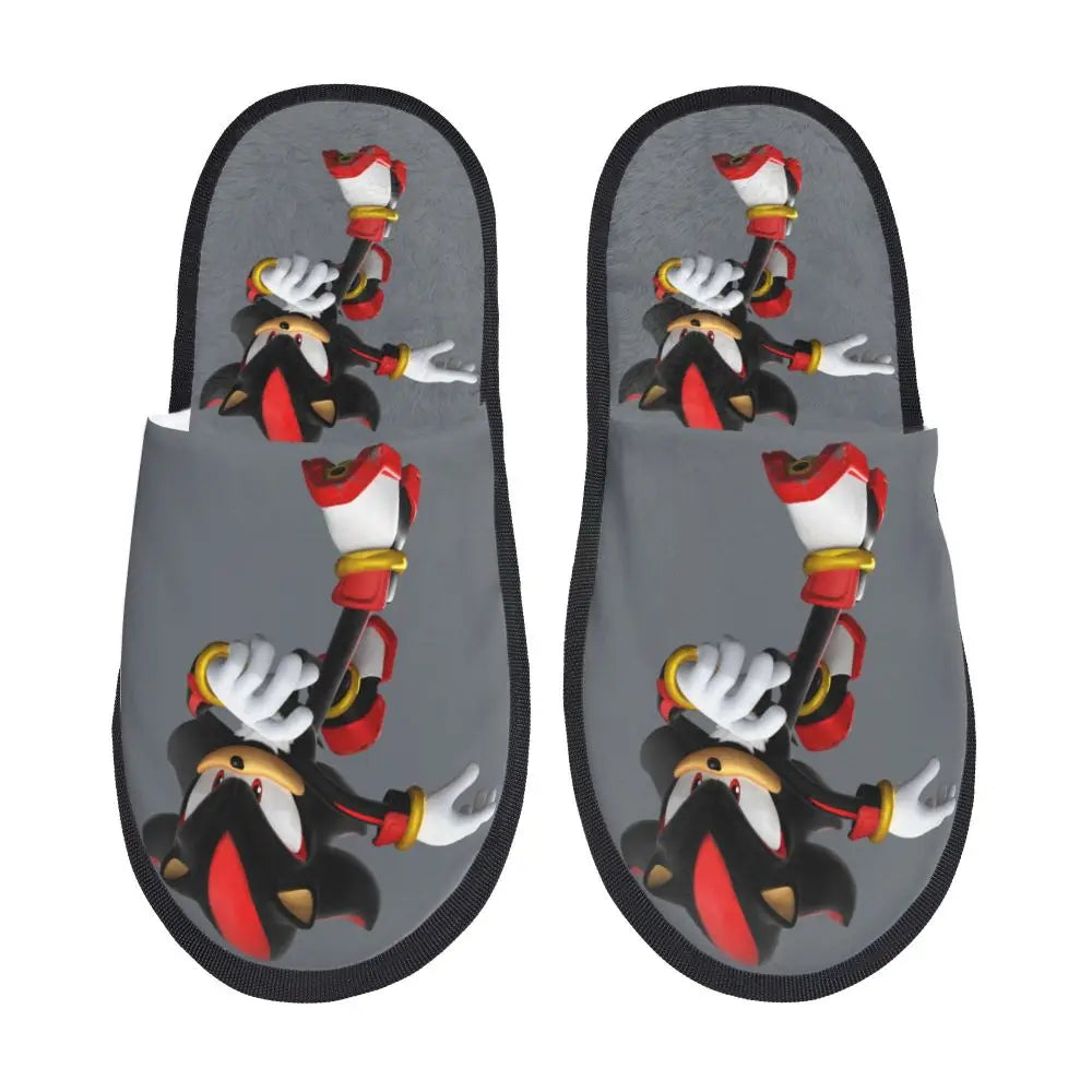 Pantoufles Shadow The HedgeHog Sonic, tailles 39-41 et 42-45 – Image 3
