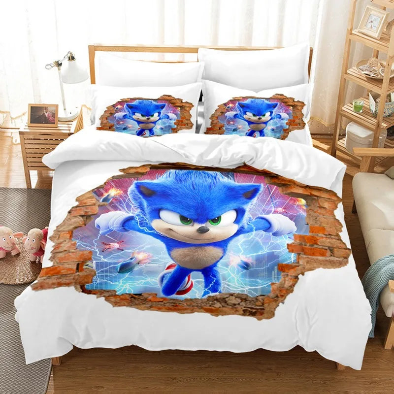 Housse de couette Sonic en pleine course