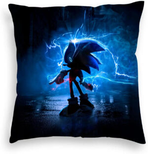 Housse de coussin Sonic de nuit 45x45cm