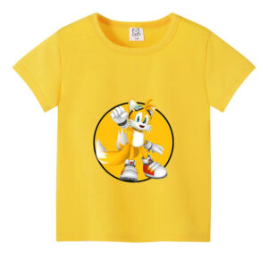 T-shirt enfant Tails dans l'univers Sonic