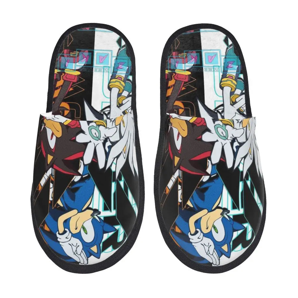 Pantoufles Sonic avec Shadow et Silver – Image 3