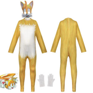 Déguisement Tails jaune de l'univers Sonic