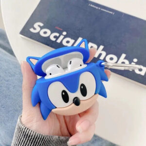 Coque AirPods Sonic The Hedgehog pour modèles 1, 2, 3, 4 et pro