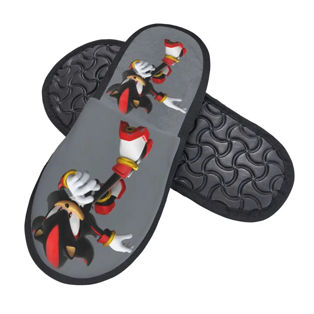 Pantoufles Shadow The HedgeHog Sonic, tailles 39-41 et 42-45 – Image 2