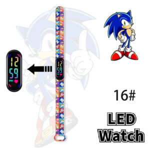Montre Sonic avec personnages de l'univers Sonic