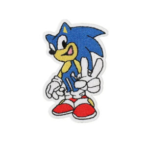 Écusson patch Sonic, l'Hérisson bleu