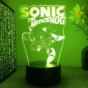 Lampe Sonic The Hedgehog à 7 ou 16 couleurs