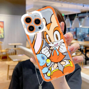 Coque iPhone Sonic avec Cream The Rabbit