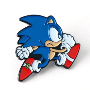 Pin's bleu Sonic l'Hérisson