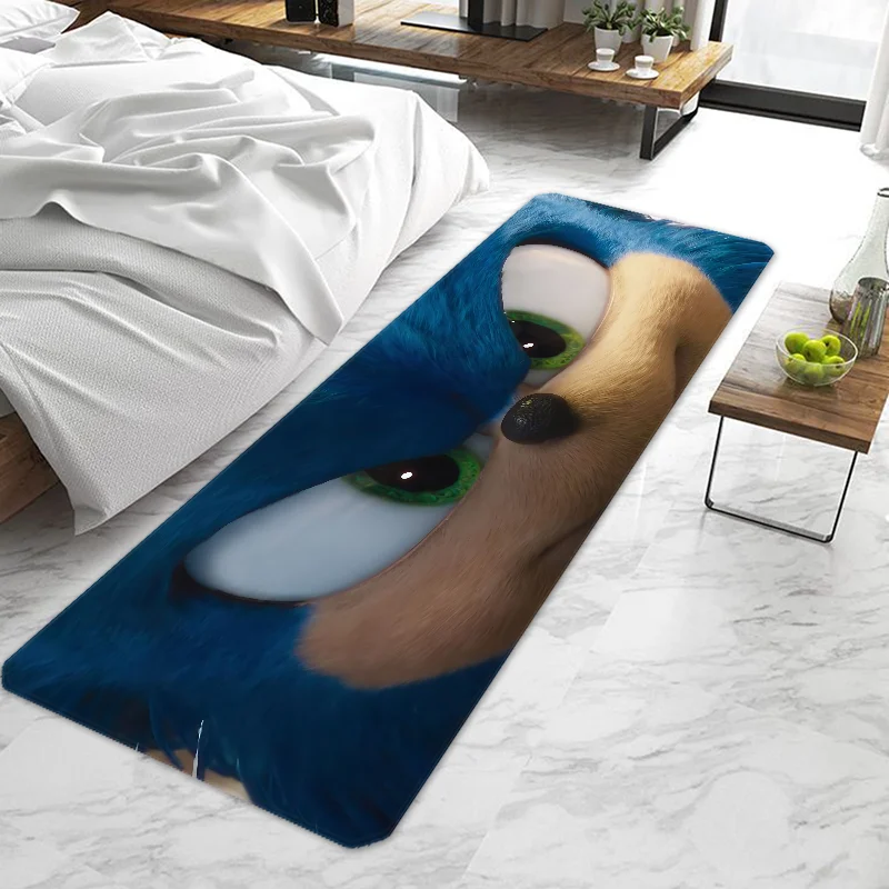 Tapis Sonic au regard déterminé, plusieurs dimensions