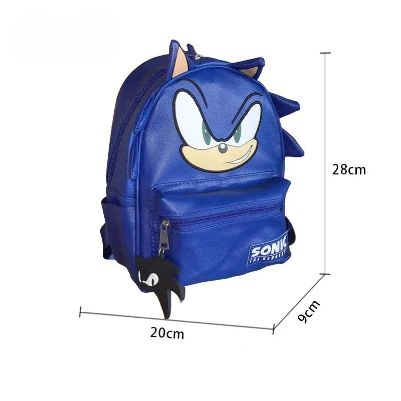 Sac à dos Sonic The Hedgehog bleu, format 28x20x9cm – Image 2