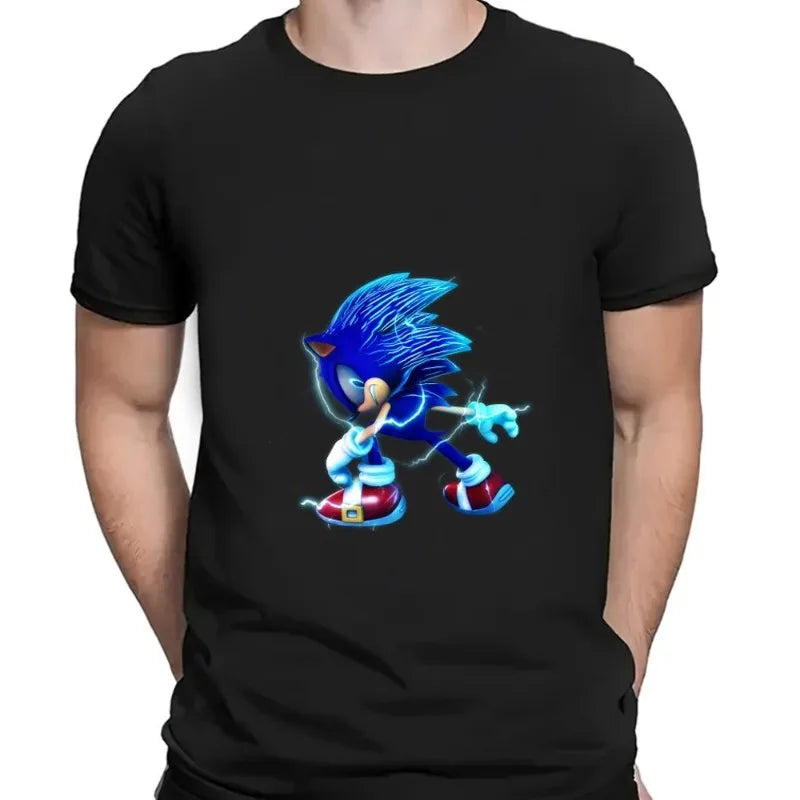 T-shirt Sonic Prêt à partir en blanc ou noir – Image 2