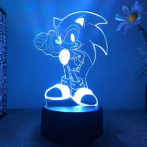 Veilleuse Sonic 3D à 7 ou 16 couleurs